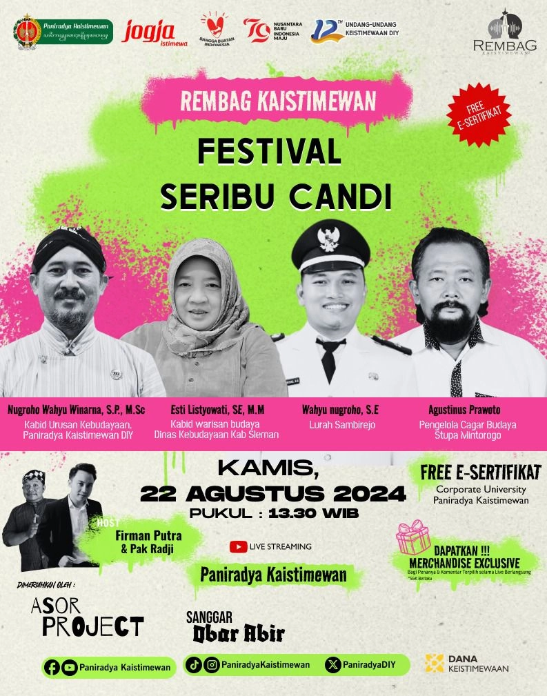 Rembag Kaistimewan - Festival Seribu Candi