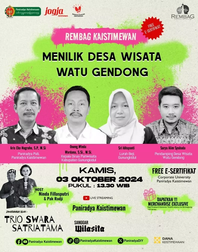 Rembag Kaistimewan - Menilik Desa Wisata Watu Gendong