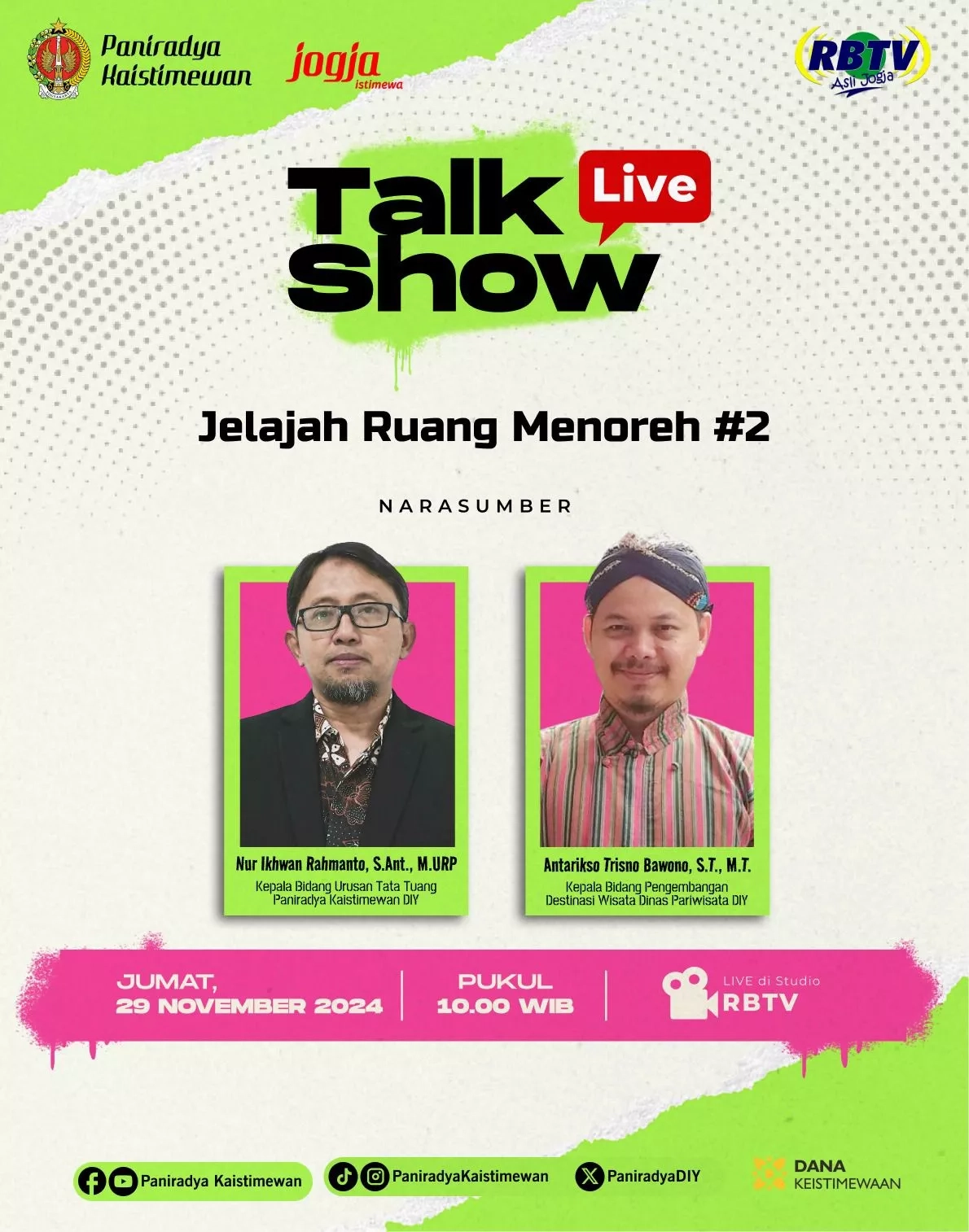 Live Talkshow - Jelajah Ruang Menoreh #2