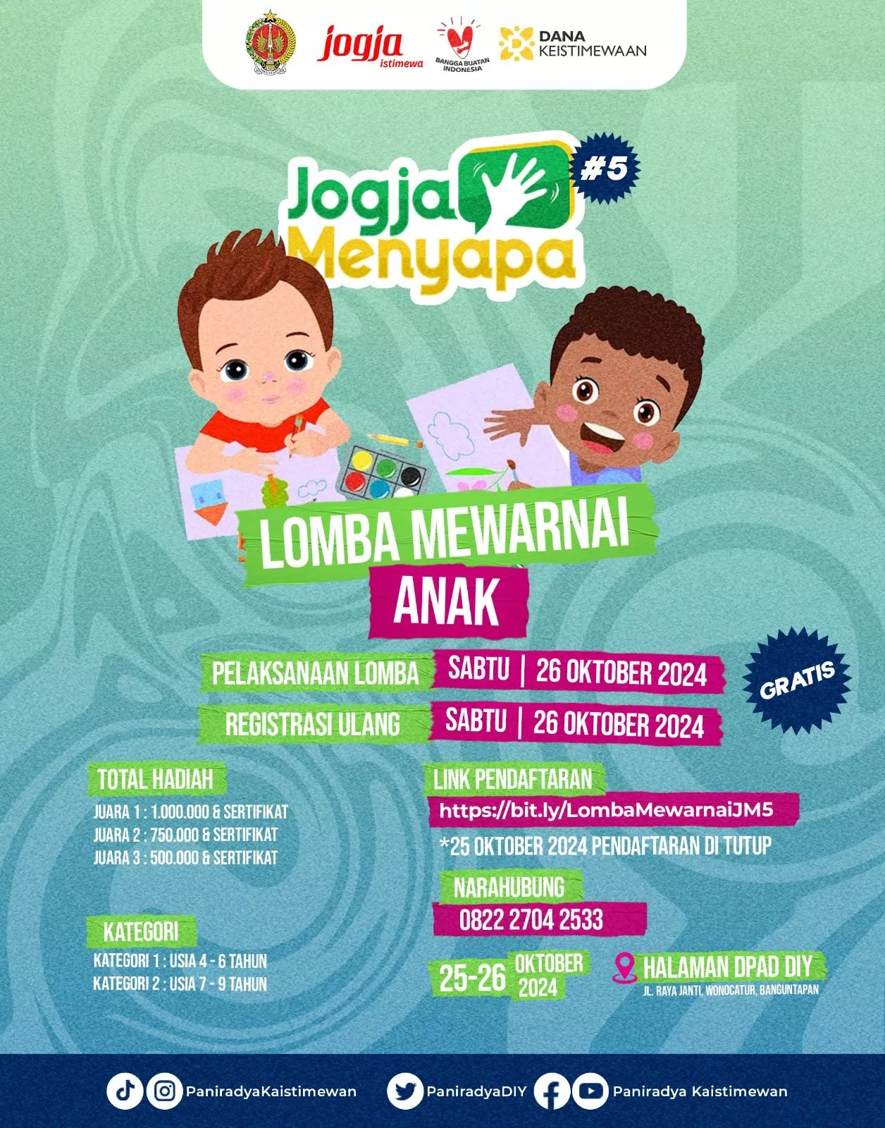 Jogja Menyapa - Lomba Mewarnai Anak